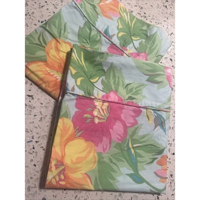 Ralph Lauren Sandy Lane Vtg  King Sz Pillowcases Pair 100% Cotton-. New