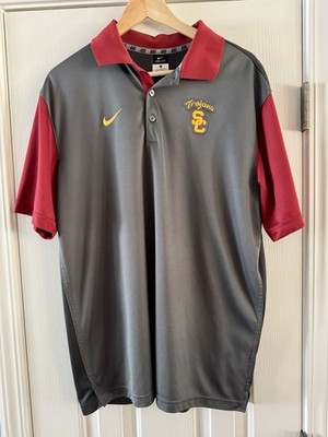 USC Trojans Nike Dry Fit Golf Shirt.  Size L