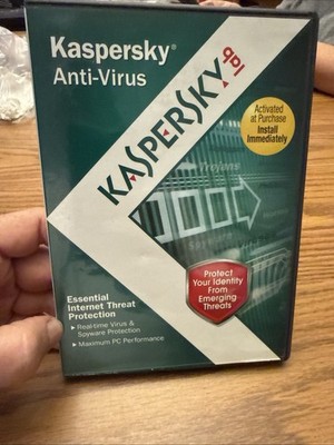 KASPERSKEY Lab Anti-Virus Protection PC Computer Security Software Clean Disc