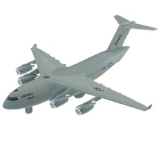 InAir Jumbo Diecast Pullbacks C-17 Globemaster III - Color Light Gray