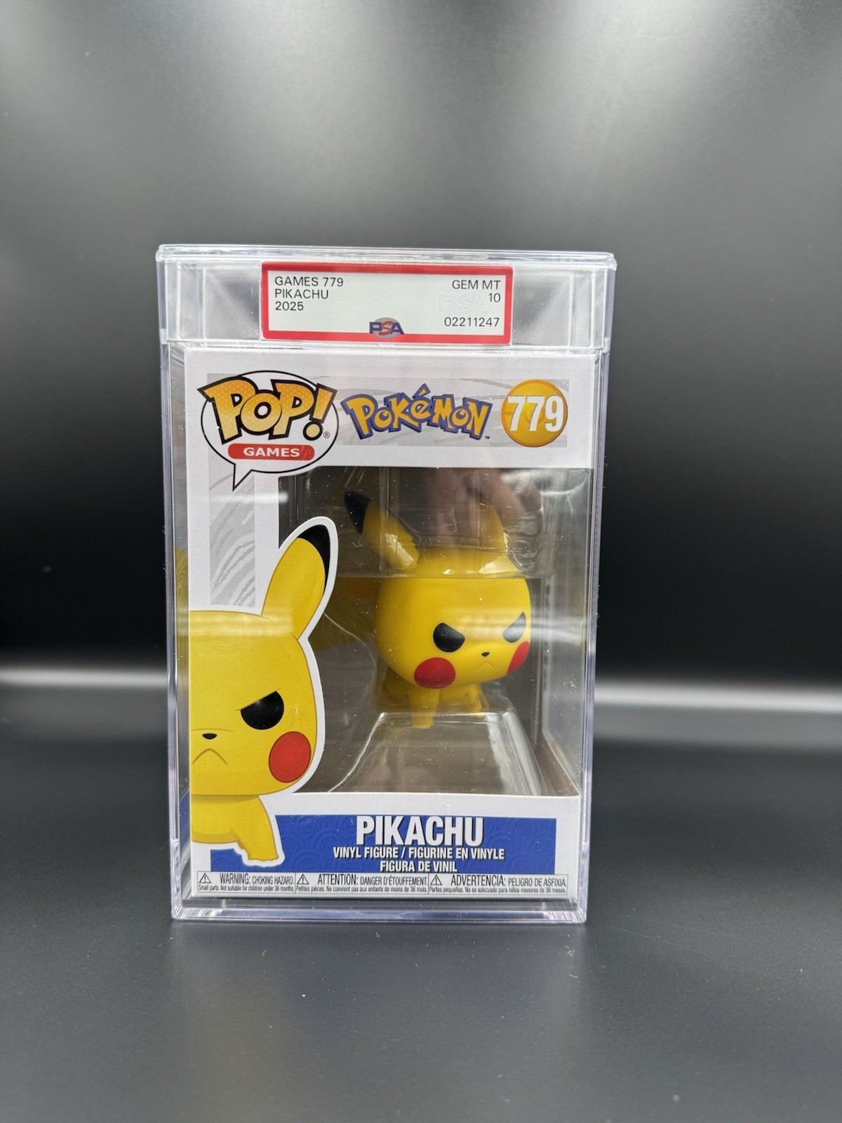 2025 Funko Pop Pikachu PSA 10 779 Pokémon RARE PSA NO LONGER GRADING FUNKO!!