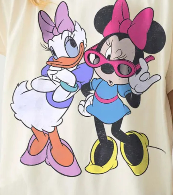NEW!! Retro Minnie Daisy Shirt, Vintage Disney Friends Tee