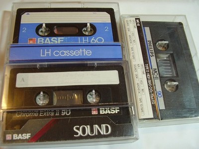 RETRO: Rare PHILIPS+BASF fe+cr 80er Jahre! Aber Gut!  Reinschauen...lohnt! 1a***