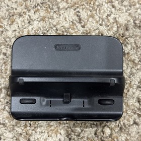 Genuine OEM Nintendo Wii U Gamepad Black Charge Dock Cradle WUP-014 Tested
