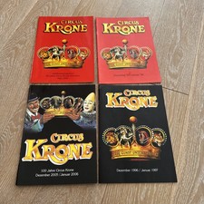 Circus Krone Programm Januar 96, Jan. 97, Jan. 2006, März 99 Zirkus Circo Cirque