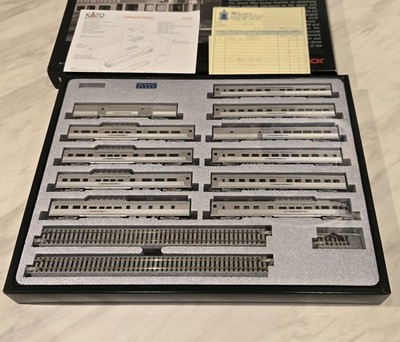 鉄道模型 California Zephyr 11 Car Set 106-055 KATO 106-055 California Zephyr N Scale Passenger Train Set for