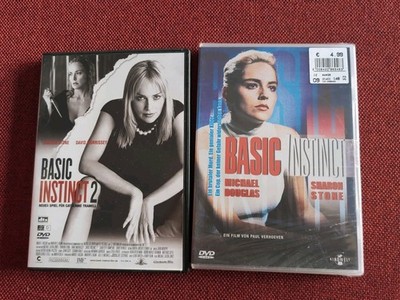 2 DVDs: Basic Instinct Neu OVP & Basic Instinkt 2 gut,  Sharon Stone