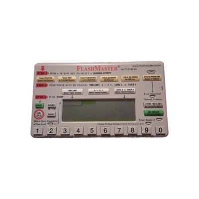 FlashMaster Math Tables Electronic Learning Tool Model MT1A - Tested & Working