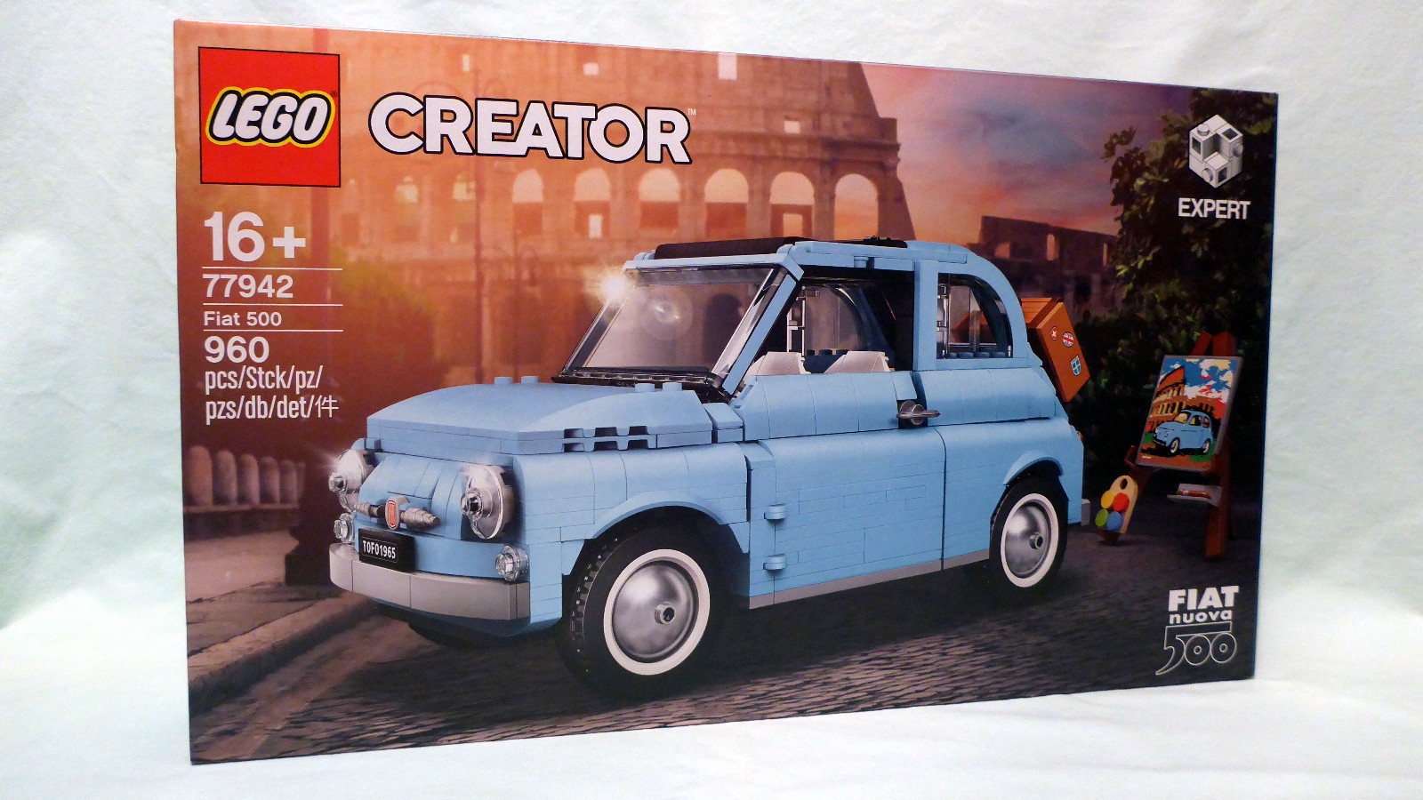 LEGO® Creator Expert 77942 Fiat 500 azul -NUEVO Y EMBALAJE ORIGINAL Nuova 500 EOL Icons sellado