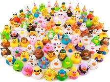 100 Rubber Ducks for Jeep Ducking 2.3" - 50 Styles Bath Toys Party Favors