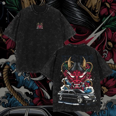 Lexus LS430 - ''Oni Mark'' T-Shirt Clothes Cotton, art graphic anime style