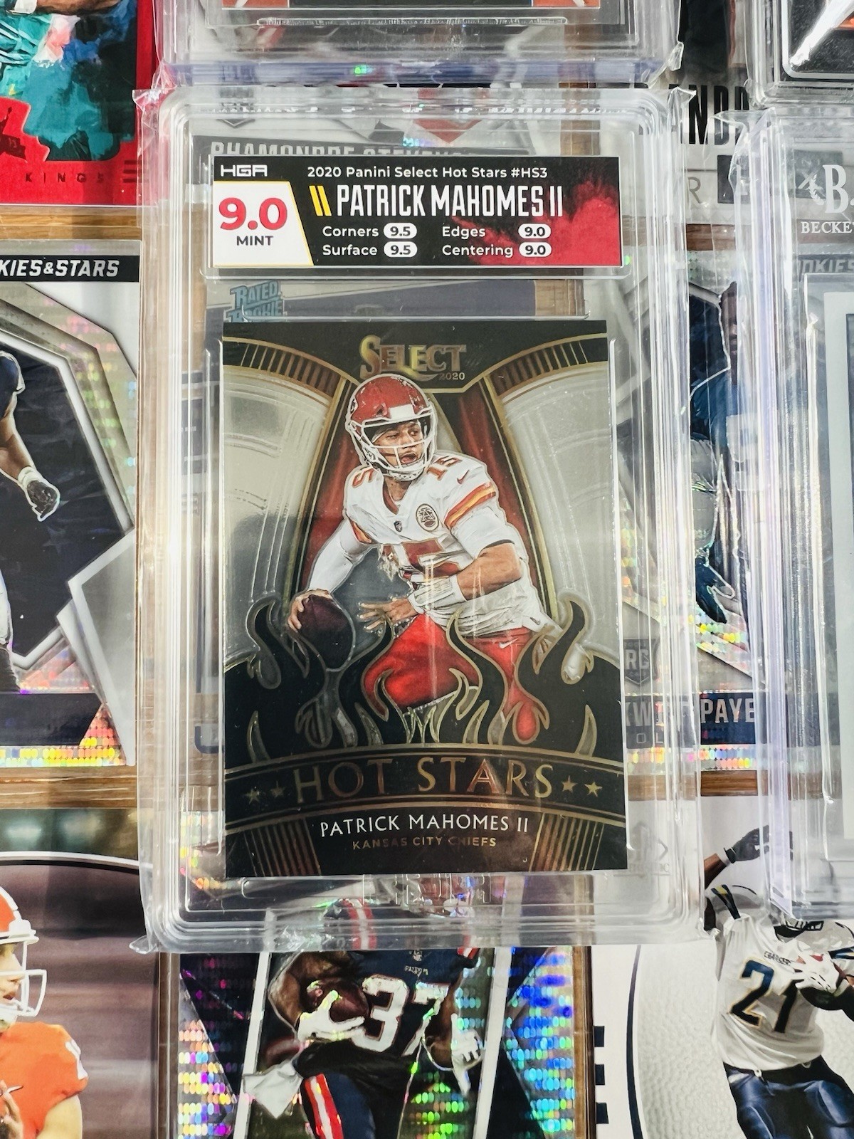 NFL Graded Slab Lot Stars Rookie Auto Serial# Prizm BGS SGC Mahomes view 2