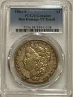 1884 S Morgan Silver Dollar PCGS VF Details Tough Date Morgan