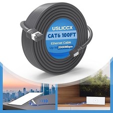 Starlink 100FT Gen3 CAT6 Ethernet Cable IP68 Waterproof for Dish  Router
