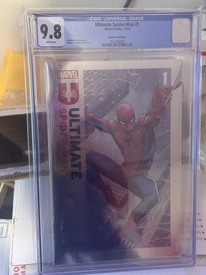 CGC 9.8 Ultimate Spider-Man #1 Marvel Comic Silver Foil Edition Whatnot NYCC
