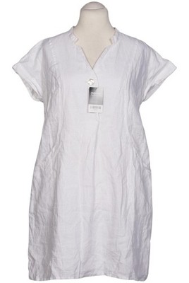 Alba Moda Kleid Damen Dress Damenkleid Gr. EU 40 Baumwolle Leinen Weiß #4ez5sls