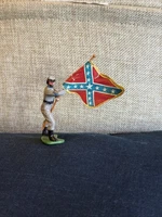 Vintage Made In England 2” Britains LTD Confederate Soldier Figurine
