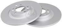 2X A.B.S. Bremsscheibe Beschichtet 18440 FüR Peugeot CitroËN DS Toyota Opel 5008