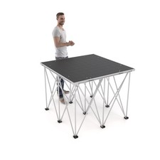 PD X-Lite750 Portable Stage Platform Riser System - 1m x 1m x 80cm