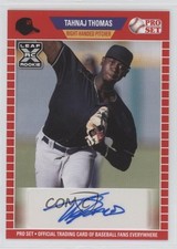 2021 Leaf Pro Set Baseball Blaster Auto Tahnaj Thomas #PS-TT1 Auto 8d2