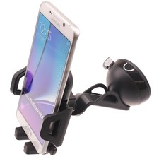 Dash Car Mount Windshield Holder Cradle Swivel Dock Suction for SmartPhones