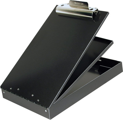 Metal Clipboard with Storage, Legal Size Heavy Duty Contractor Grade Clipboard, 