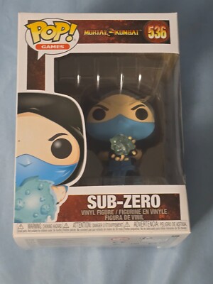 Funko Pop Mortal Kombat Classic Sub Zero Figure w/ Protector