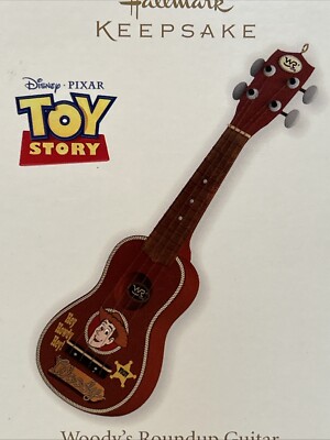 Hallmark Magic ornament - Toys Story - Woody's Roundup Guitar