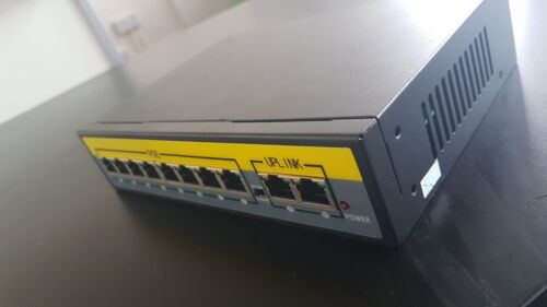8 Channel PoE Switch Ethernet 10/100 Mbps Network 10 PORT Hub For CCTV IP NVR - Picture 9 of 9