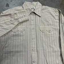 Vintage Ranchwear of California Western Diamond Pearl Snap Longsleeve Shirt