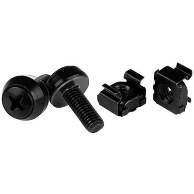 0065030862097 100 PKG M6 SCHRAUBEN + KÄFIGMUTTERN/M6 KÄFIGMUTTERN M6X12MM SCHWAR
