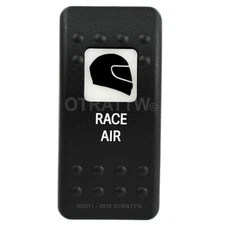 OTRATTW Carling Technologies Contura II Rocker only, RACE AIR, WHITE LENS