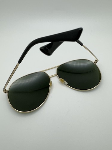 Gucci Sunglasses GG0832S 002 Gold Green 64-13-145 Aviator - Picture 6 of 12