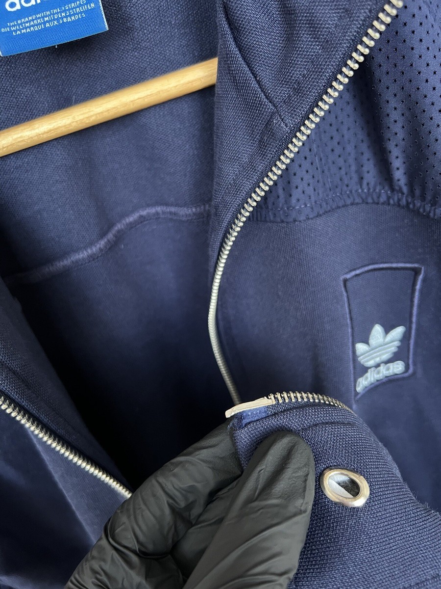 Adidas Vespa Jacket Mens Size M Navy Blue Tracksuit Full Zip Adidas Vespa Jacket Mens Size M Navy Blue Tracksuit Full Zip