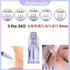 Crystal 3Pin Anti Aging Around Eyes Neck Micro Needle Skin Use Three Needles 34G