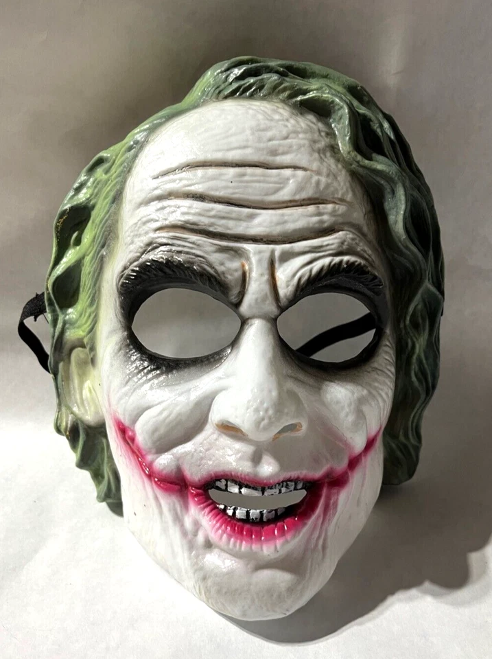 Máscara moldeada de PVC Dark Knight Joker Child PLÁSTICO RÍGIDO DURO Foto 2 de 4