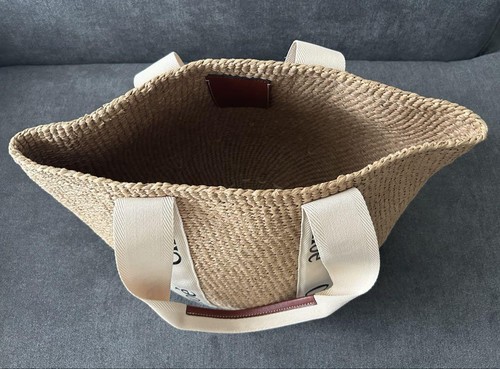 Chloe Woody Large Basket Tote Shoulder Bag CHC22SS380G55 101 129277433 - Picture 5 of 20