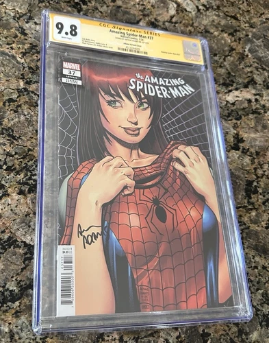 Amazing Spider-Man 37: CGC 9.8 Adams MJ 1:25 Variant - SS Art Adams - 2024