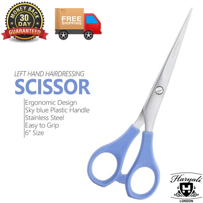 Haarschnitt Salon Schneiden Haarschere 6 Zoll scharfe Schere mit blauen Griffen 6''