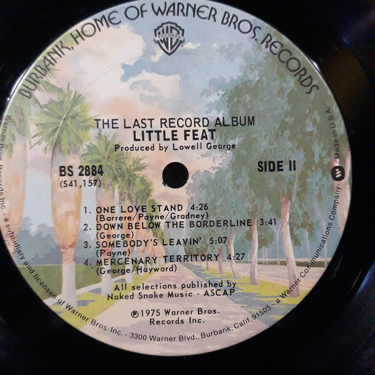 Little Feat- The Last Record Album- Vinyl LP 1975 Warner Bros. | eBay