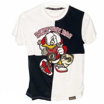 SWITCH REMARKABLE Kid's Unisex  I Get the Bag  Tee Shirt Money Duck Streetwear 
