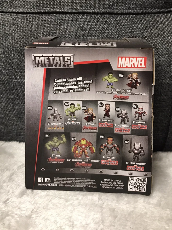 Jada Toys Die-Cast Metals Bruja Escarlata 4 pulgadas Marvel Guerra Civil M134 Nuevo Foto 3 de 3