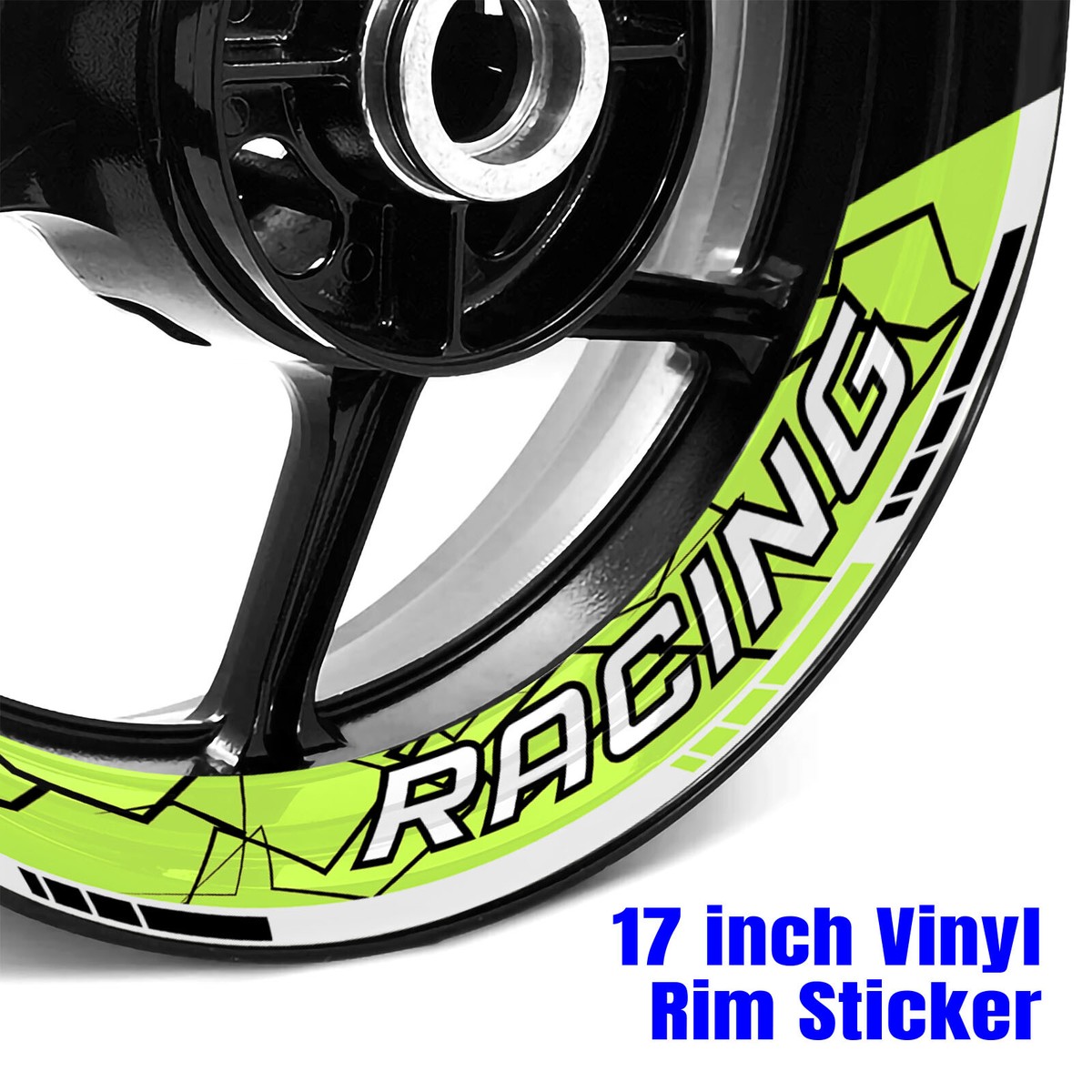 ライム❣️ 17 inch Vinyl Wheel Rim Stickers S28W For Kawasaki Z900 17