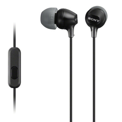 SONY MDR-EX15AP Earbuds In-Ear Stereo Headphones with Mic & Remote Headset