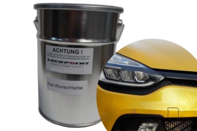 1 Liter Spritzfertigen Basislack geeignet für Renault ENV Gelb Metallic Autolac