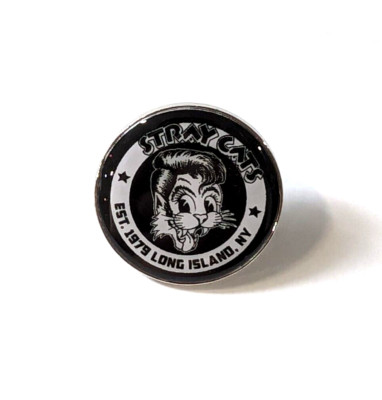 Stray Cats Est. 1979 Enamel Pin Brian Setzer Metal Rock Band Merch Brooch Badge