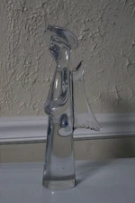 GORGEOUS 25% Lead Crystal Angel 11” Tall 2 1/2" Base 3 Pounds 6 Ounces Japan