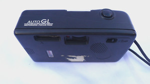 Chinon Auto GL Point And Shoot 35mm Film Camera - Black -  Untested