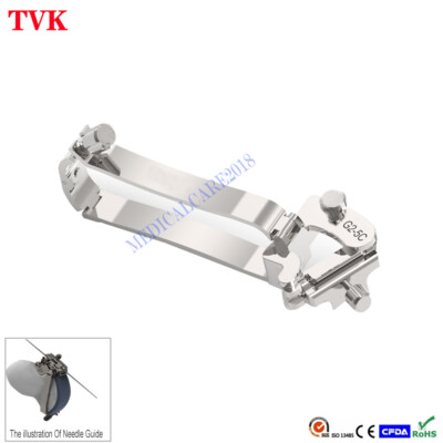 Reusable VINNO G2-5C Stainless Steel Biopsy Needle Guide, Warranty: 12 Months