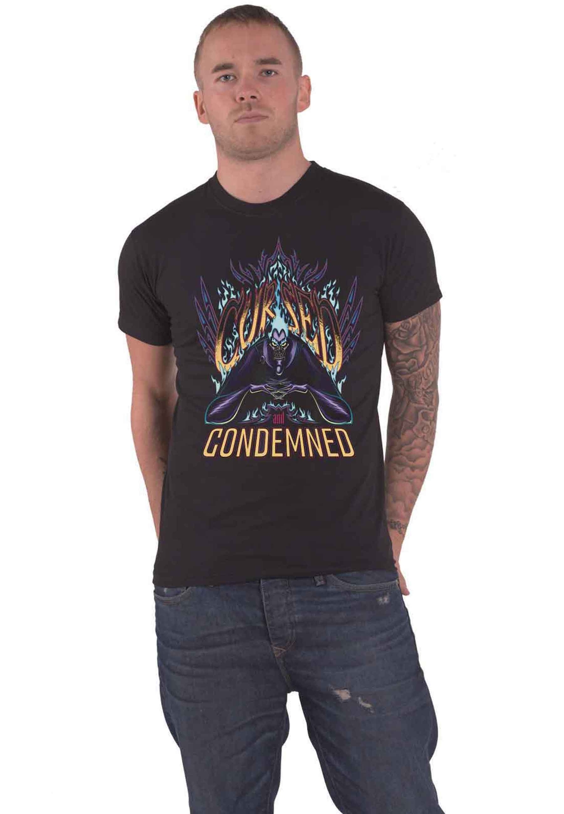 Hercules Hades Cursed Graphic T-Shirt for Fans